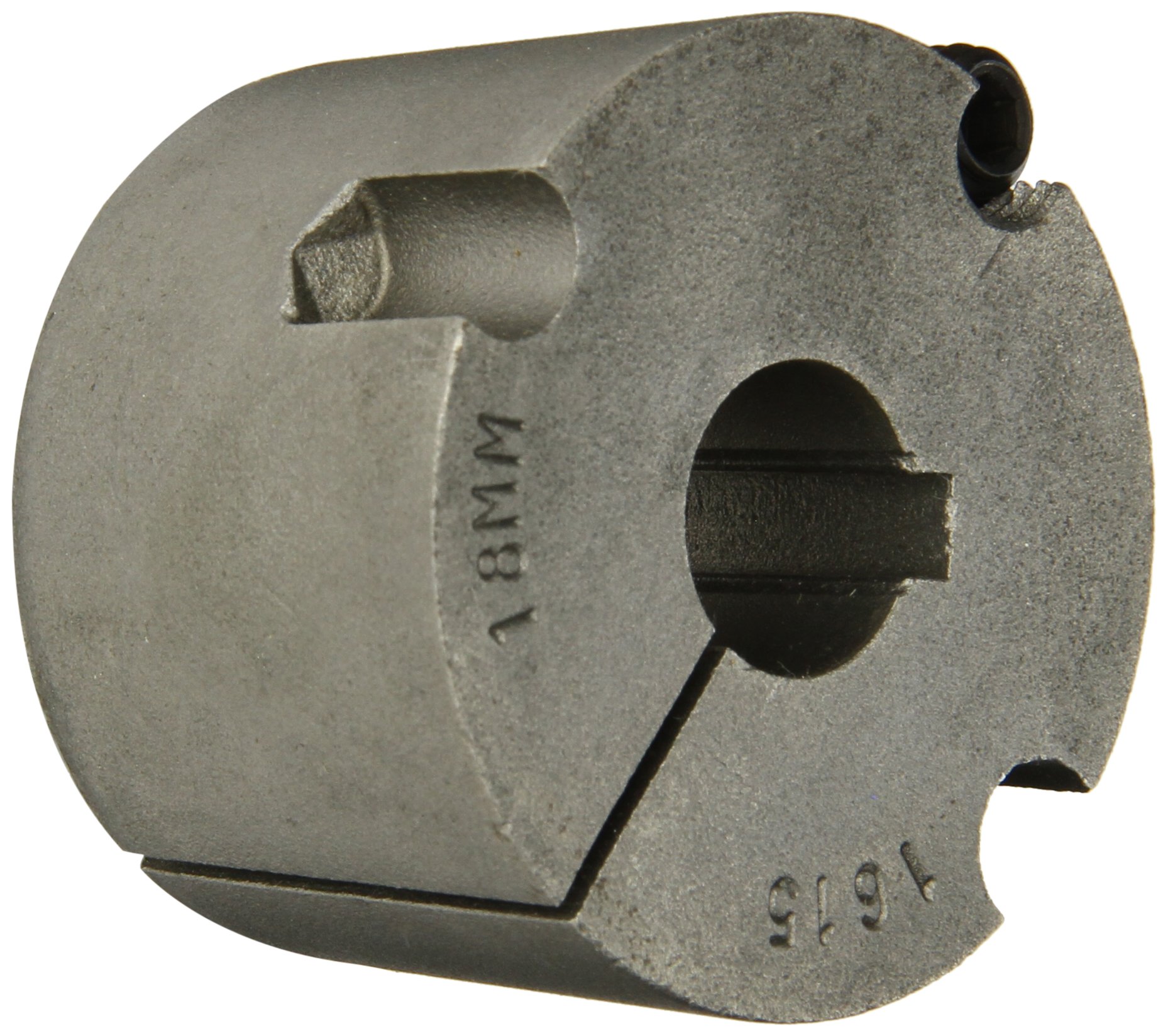 Martin 1615 18MM Taper Bushing, Sintered Steel, Metric, 18 mm Bore, 57.15 mm OD, 38.1 mm Length