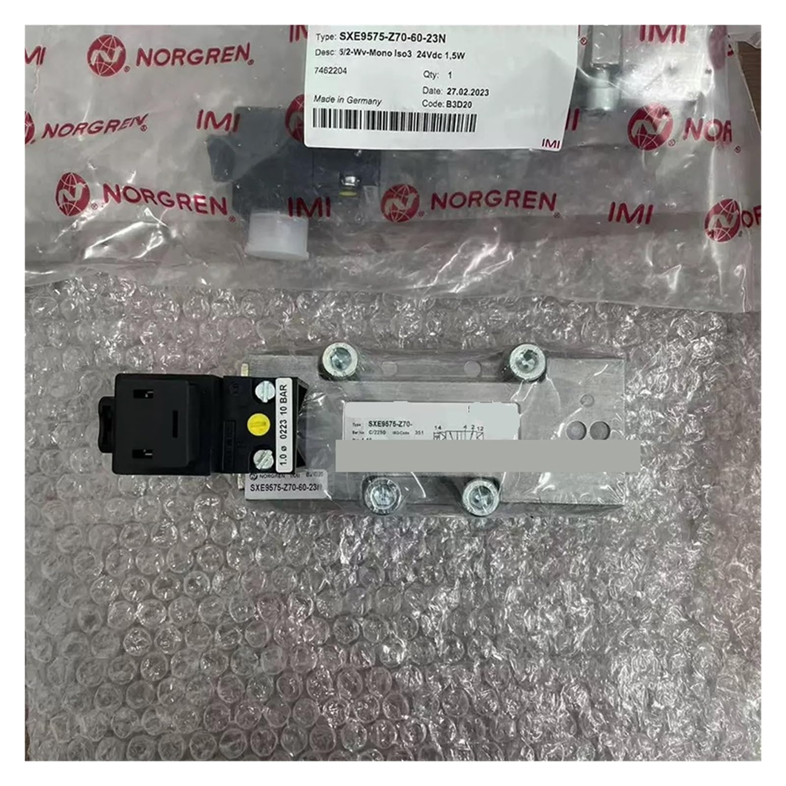 BACYDLPL SXE9575-Z70-60-23N Solenoid Valve