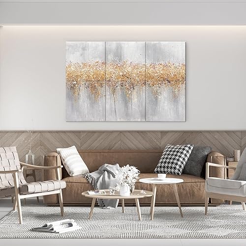Miniatura 6 de JBER Paneles acústicos artísticos, paquete de 6 pinturas autoadhesivas de pared grandes para decoración de pared, paneles absorbentes de sonido para
