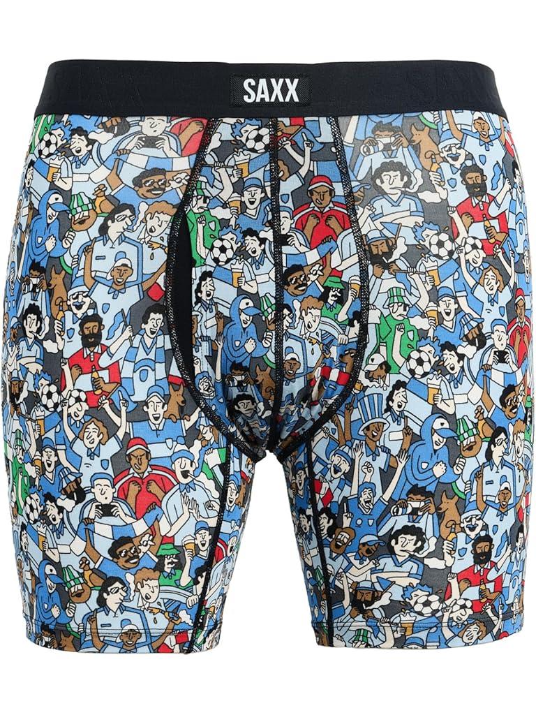 Multi SAXX UNDERWEAR Vibe Xtra Soft Comfort Boxer Brief Fly