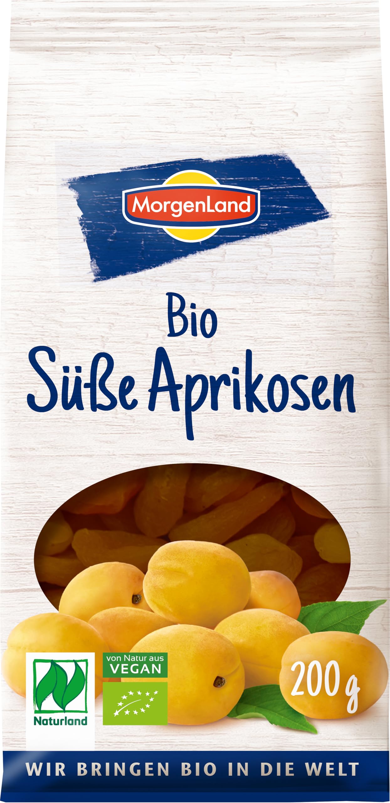 MorgenLand - Süße Aprikosen entsteint - 200 g - 8er Pack