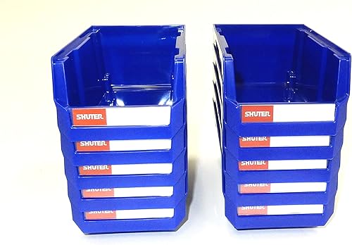 Miniatura 2 de SHUTER HB-230 Ultra Stack & Hanging Storage Parts Bin de 4 x 7.4 x 3 pulgadas, paquete de 10 unidades (1010001)