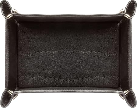 Tony Perotti Tony Perott Executive Office Business Travel Tray Organizer Airplane Hotel Italian Leather