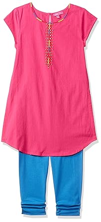 BIBA Girls Salwar Suit Set