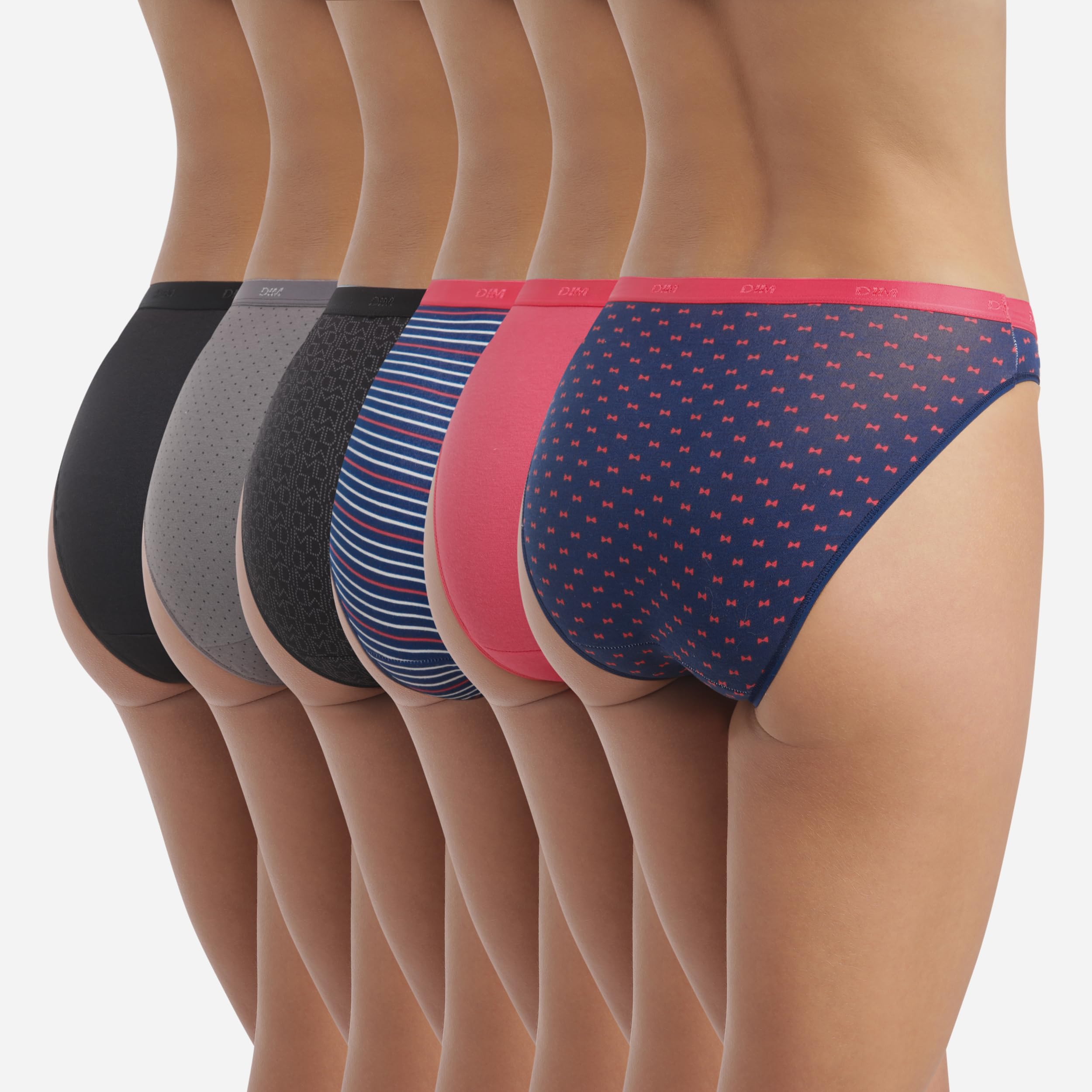 Dim Pockets in Cotone Elasticizzato X6 Mut Donna (Pacco da 6)