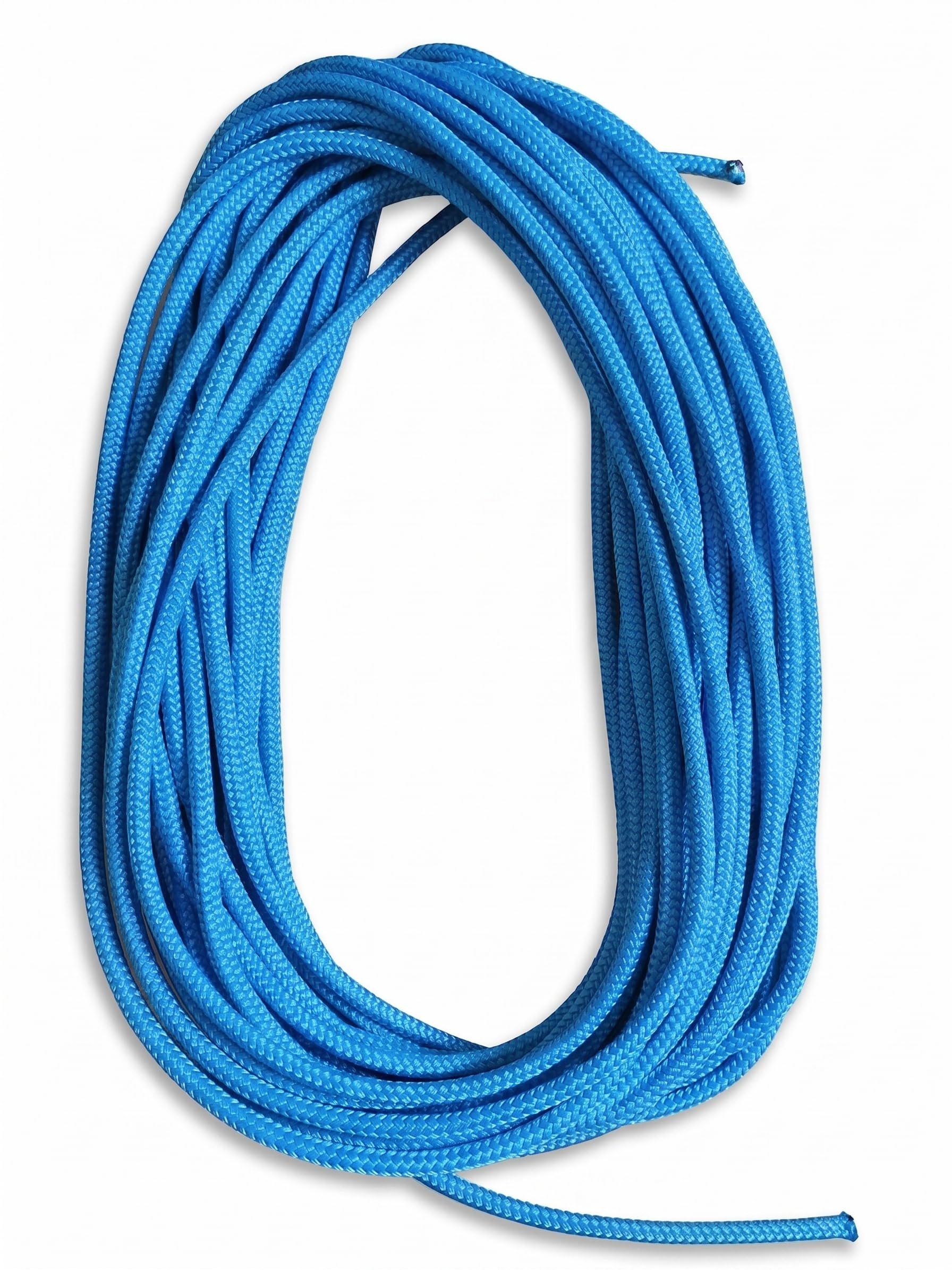 Hunters Saddlery 6mm Double Braid Polyester Rope All-Weather Multi-Use (Blue, 20m)