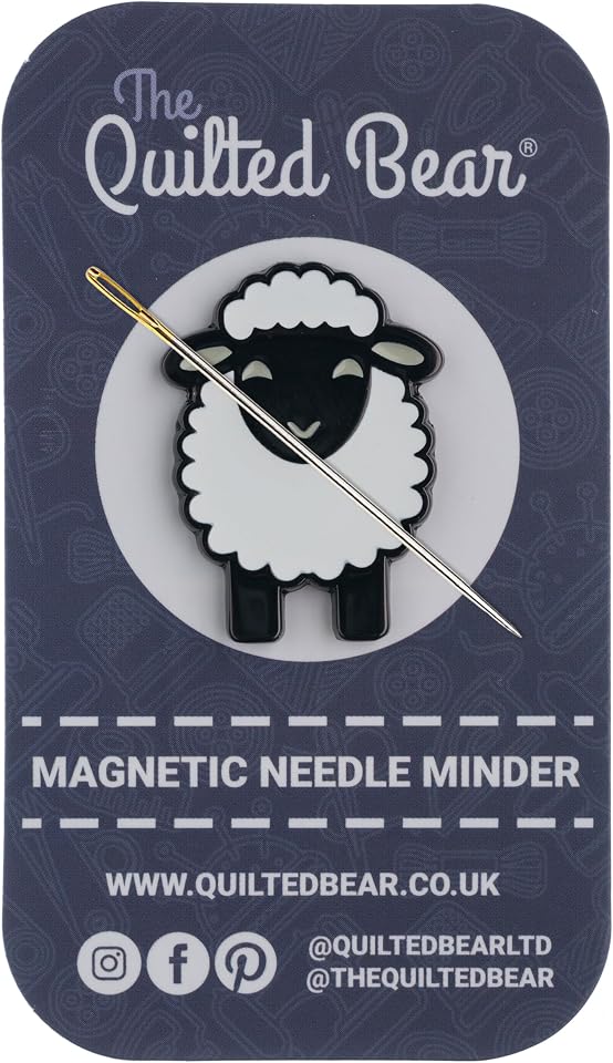 The Quilted Bear Magnetic Needle Minder, Sheep product image from Amazon