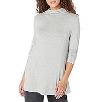 Amazon Essentials Tunica Morbida con Collo a Lupetto a Maniche Lunghe in Jersey Donna