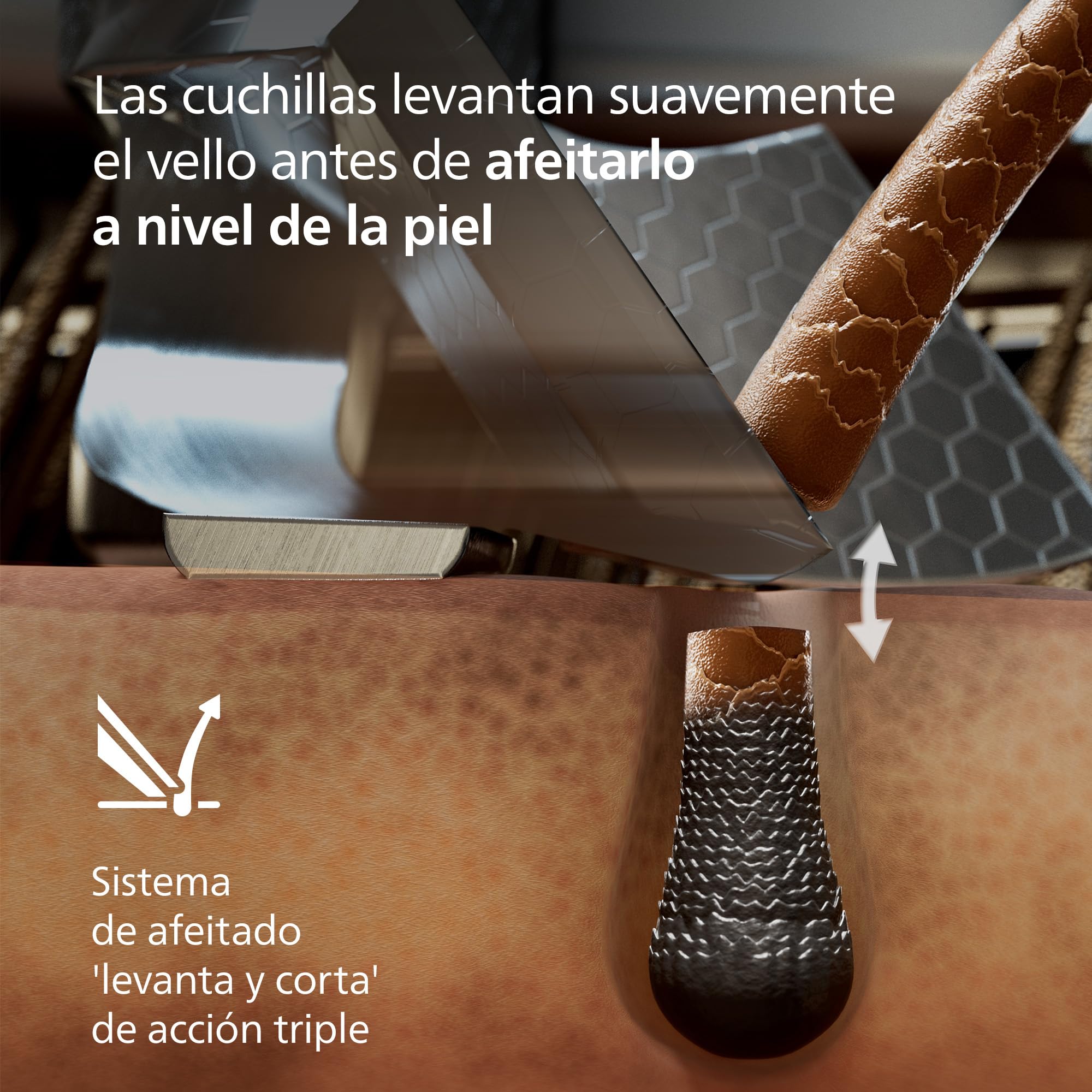 Philips i9000 Prestige Ultra, Afeitadora Eléctrica Hombre, Máquina de Afeitar Barba Seco y Húmedo, SkinIQ Pro, Base de Carga, Recargable, Estuche, Centro de limpieza, Recortador, Naricero, XP9404/38