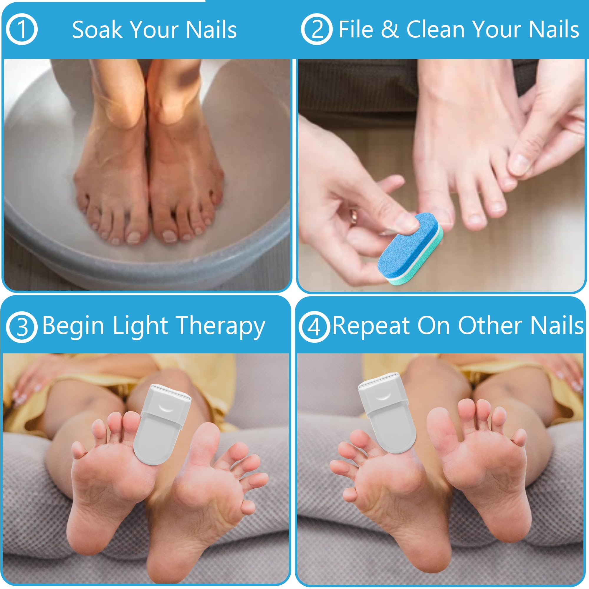 Toelight Nail Light Therapy by Tilcare - Fungal Nail Laser with