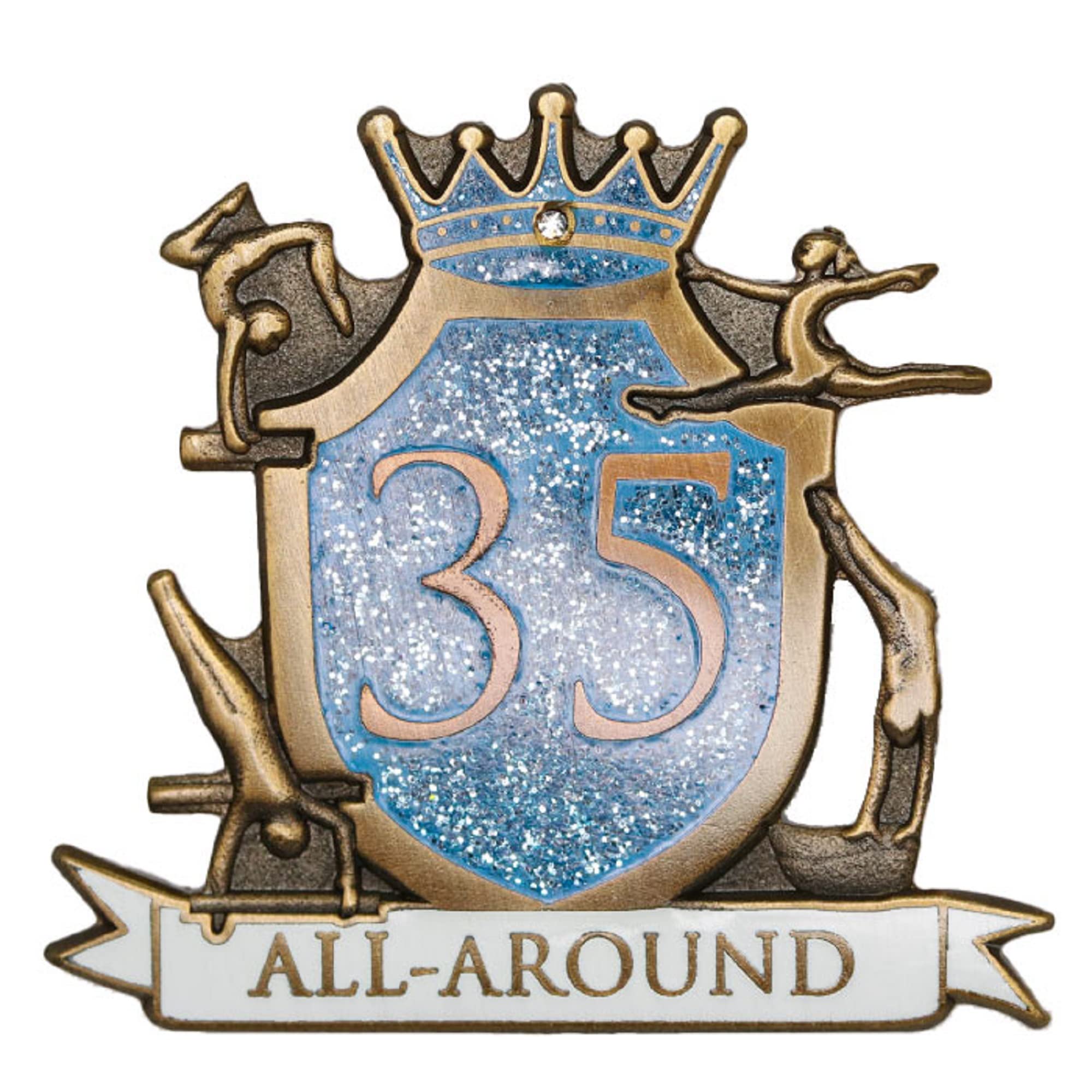 Snowflake Designs All Around Gymnastics Pins - 33-39