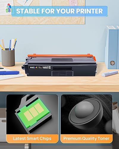 Miniatura 5 de E-Z Ink Cartucho de tóner de repuesto compatible para Brother TN-433 TN433 TN433bk TN431 compatible con HL-L8260CDW HL-L8360CDW MFC-L8610CDW