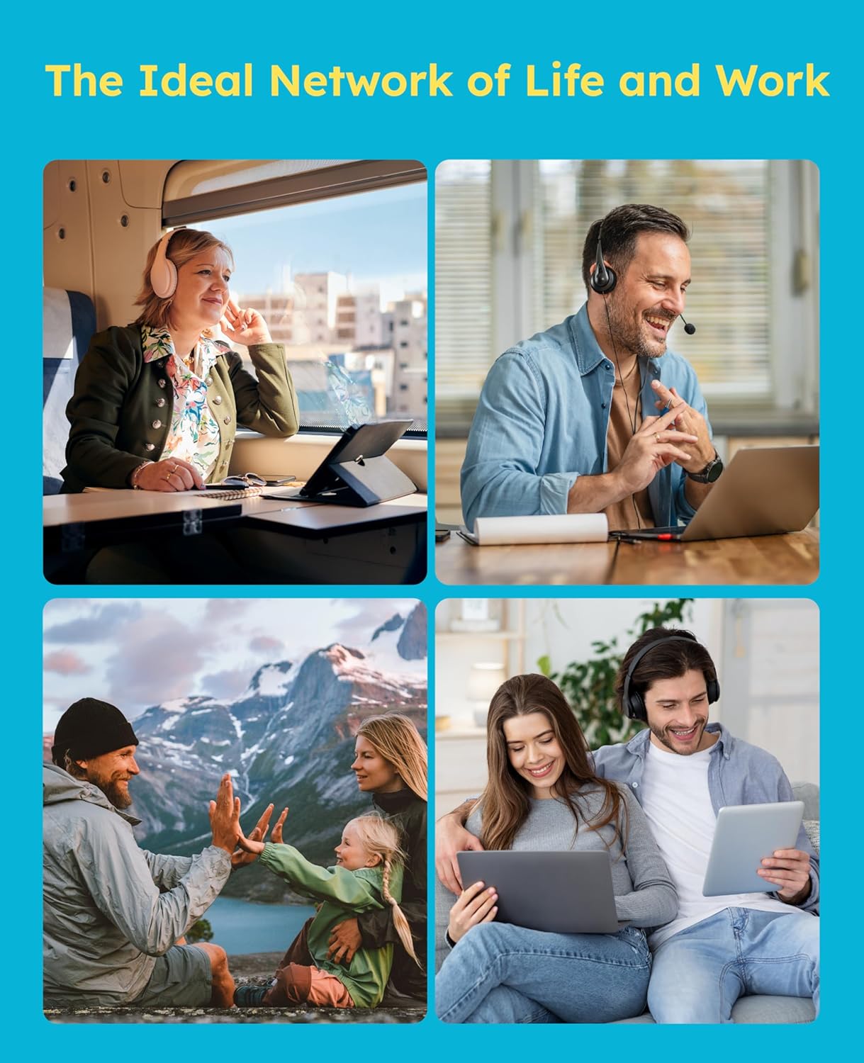 GlocalMe UPP 4G Mobile Hotspot with 60GB US Data &12GB Global Data, Portable WiFi Hotspot for Travel in 200+ Countries, Pocket WiFi Device, No SIM Card Required, No Contract, Connect to 8 Devices