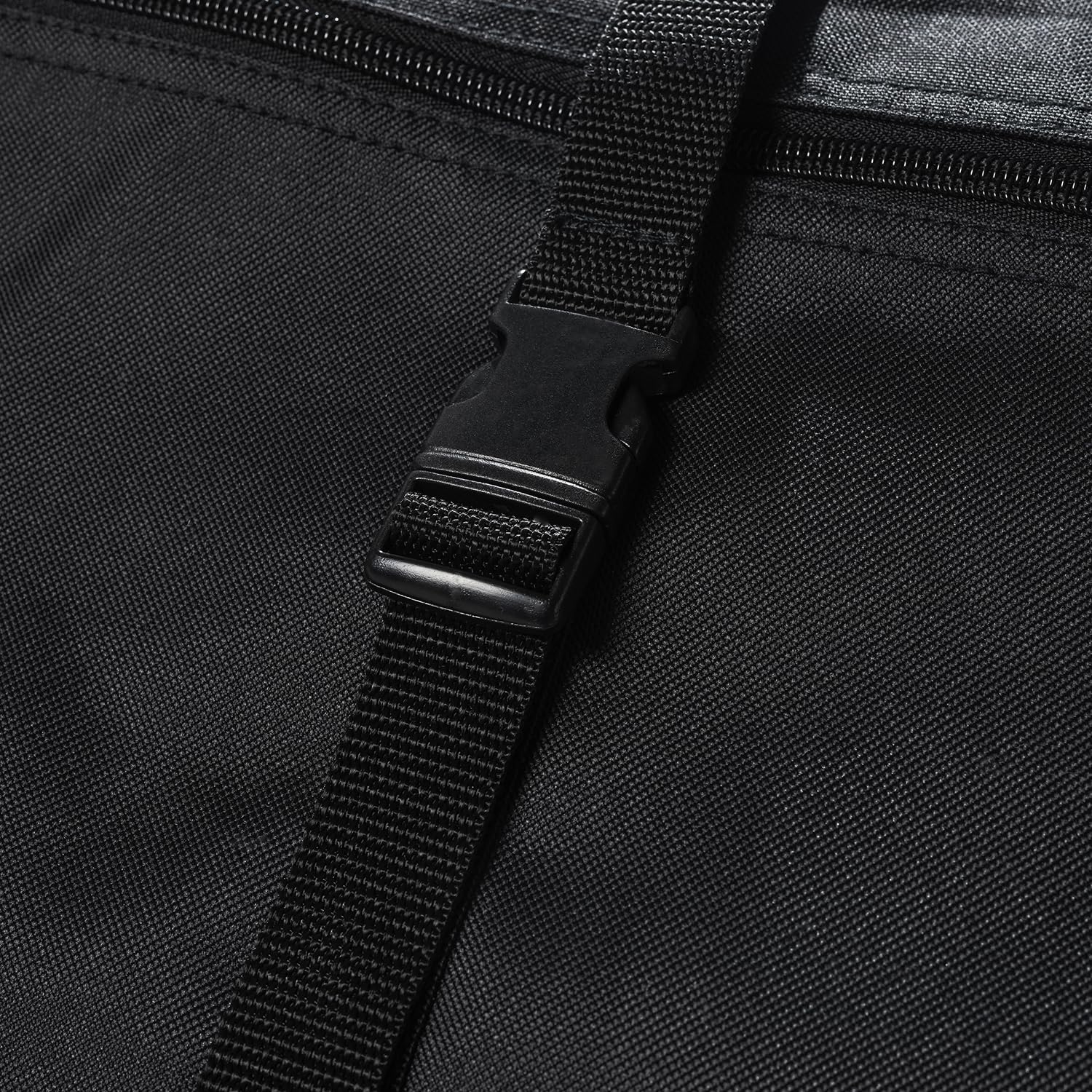 Black Crevice Torba na narty z kółkami na 2 pary nart + kijki, torba narciarska z 2-drożnym zamkiem błyskawicznym, torba na kijki narciarskie dla mężczyzn i kobiet, poliestrowa torba na narty z