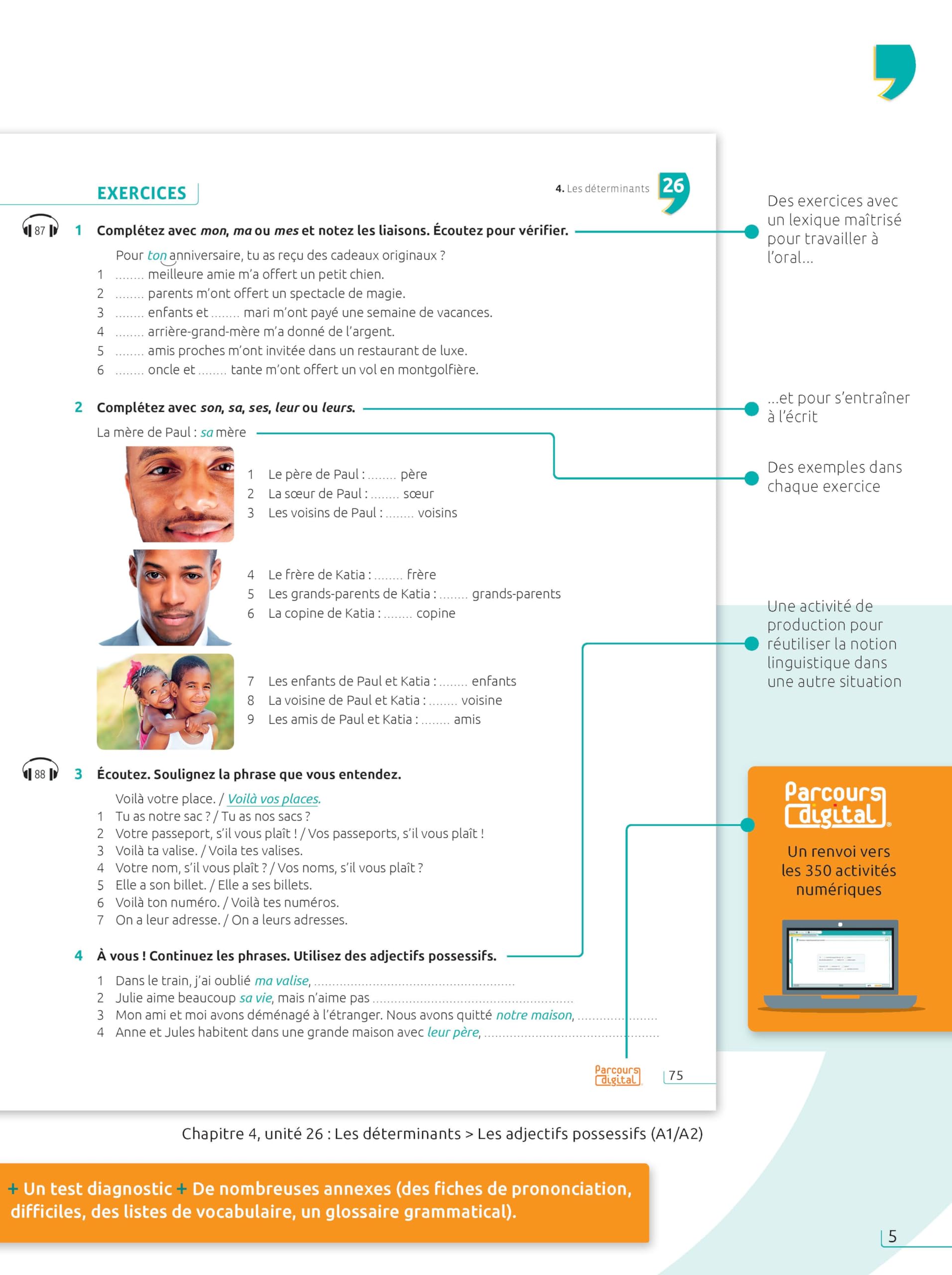 Focus. Grammaire du francais. Con Corriges-Parcours. Per le Scuole superiori. Con CD Audio. Con espansione online: Focus : Grammaire du français + CD audio MP3 + Parcours digital