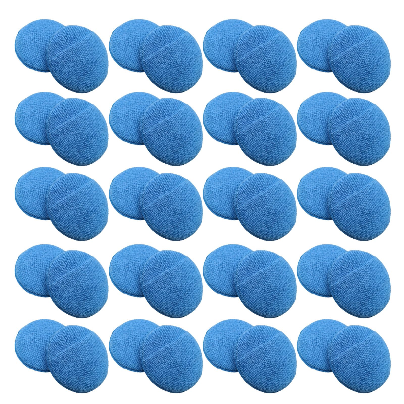1 Set Thick and Comfortable 2.5Cm Car Waxes Sponge Applicator Pad for Effortless Waxes Application on Various Surfaces Car Applicator Pad