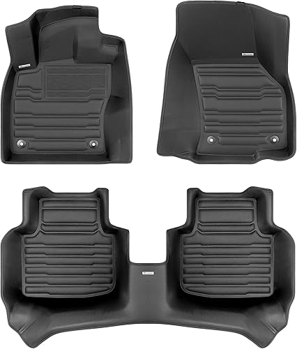 TuxMat - Para los modelos Volkswagen Arteon 2019-2023 - Alfombrillas personalizadas para automóvil - Cobertura máxima para todo tipo de clima medido