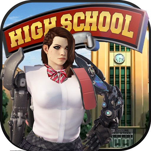 fille de robot de mode dans les jeux virtuels de lycée: nouvelle aventure de vie de fille de collège avec le premier béguin dans le lycée amour de mission d'aventure libre pour des enfants