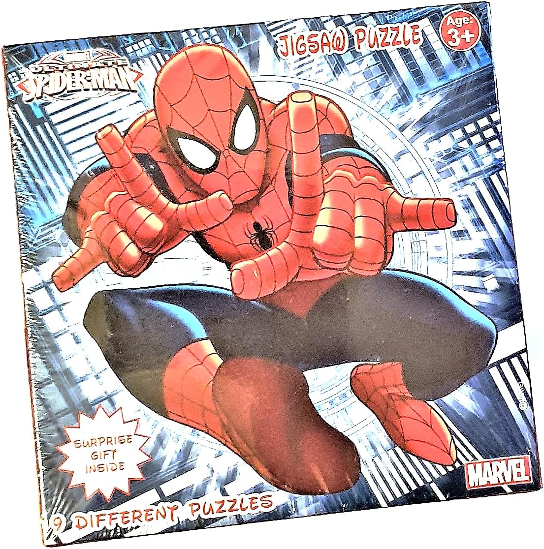 Ultimate Superhero Jigsaw Puzzle 9 nine different puzzles multi puzzles