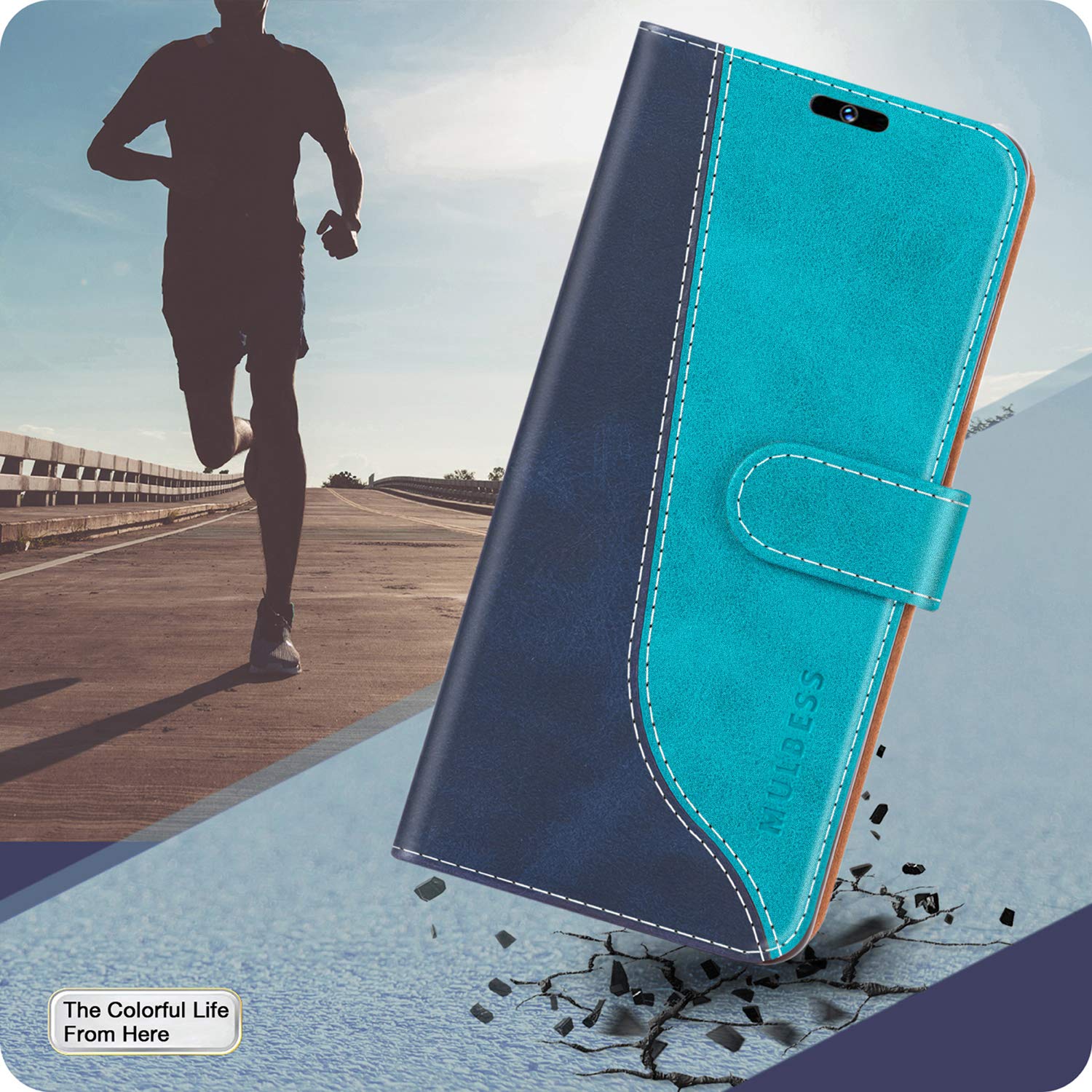 Funda Libro De Cuero PU Para Xiaomi Redmi Note 10/10S - Soporte Integrado, Ranuras Para Tarjetas, Cierre Magnético