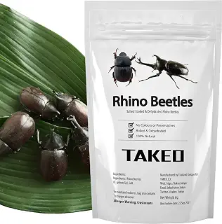 昆虫食TAKEO カブトムシ 6g 塩味 そのまま食べれる昆虫食 昆虫スナック 初心者 ギフト プレゼント 罰ゲーム非推奨 国内正規品【創業10年】