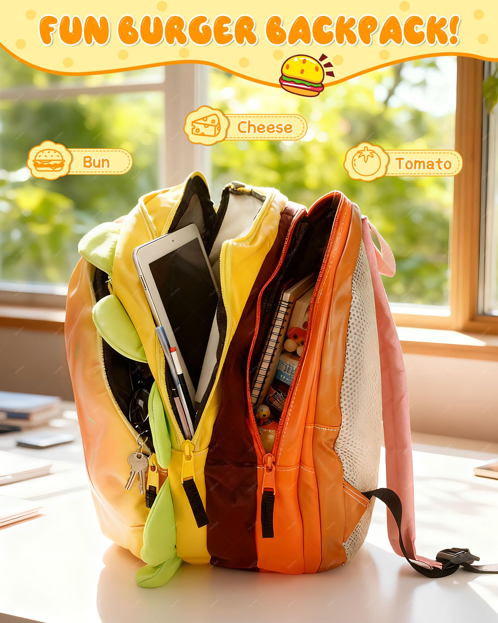 Cheeseburger Backpack