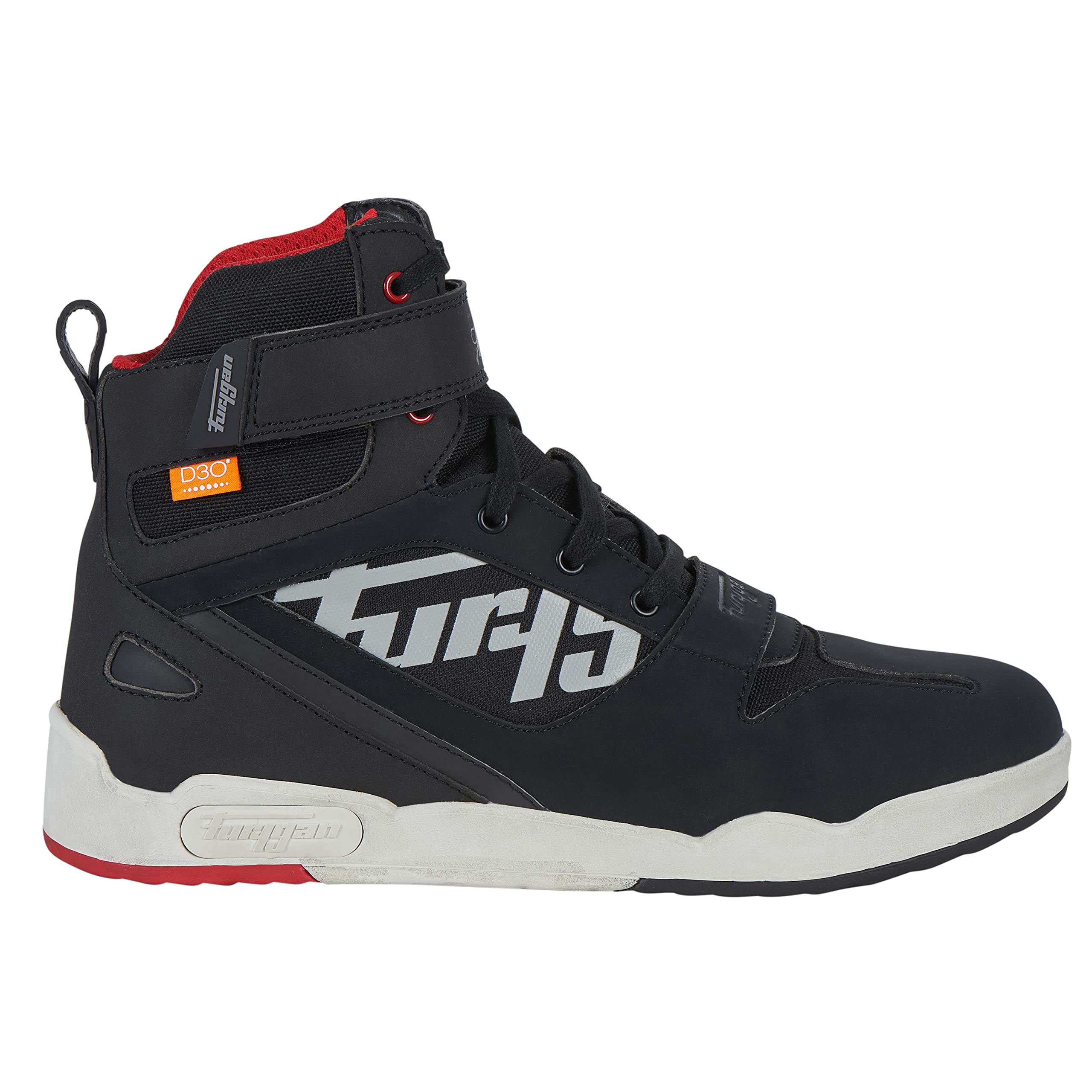 FURYGAN CHAUSSURES BASKET GET DOWN D3O CHAUSSURES DE MOTO - MODERNE & CONFORTABLE - INSERTS RETRO-​REFLECHISSANTS - ETANCHE & RESPIRANT - PROTECTION MALEOLLES D3O - TAILLES DIFFERENTES