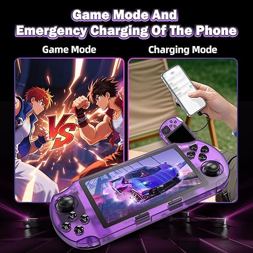 Miniatura 5 de SF3000 - Consola de juegos portátil retro, más de 20000 juegos, salida de TV HD, consola de juegos retro, libro electrónico, música, reproducción de