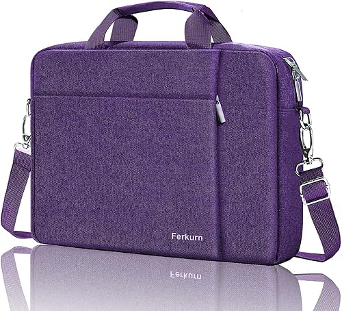 Ferkurn Bolsa de computadora portátil para mujeres y hombres, bolsa de computadora para HP Envy Pavilion OmenLG GramMSIDell Inspiron XPSLenovo