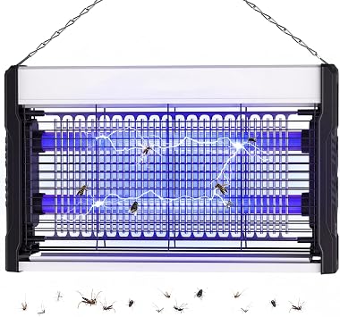 PALONE Fly Killer, Powerful Electric Fly Zapper, UV Light Insect Bug Catcher, USB Electronic Mosquito Trap Repellent, Removable Washable Tray, Bug Zapper for Indoor Commercial Industrial Domestic Use