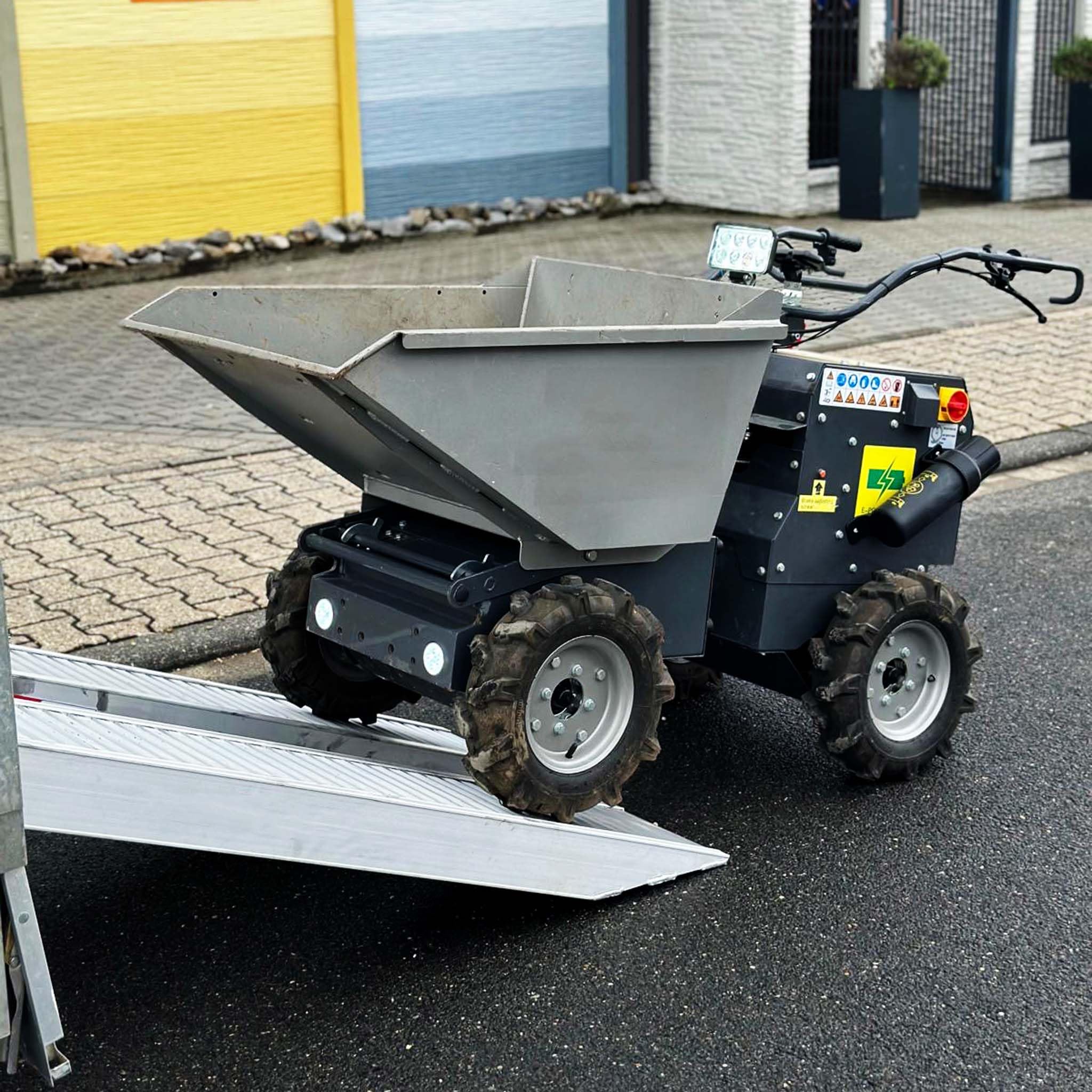 2x rampe di carico pieghevoli per moto e ATV Con piedi 226 cm In alluminio Portata max 1360 kg
