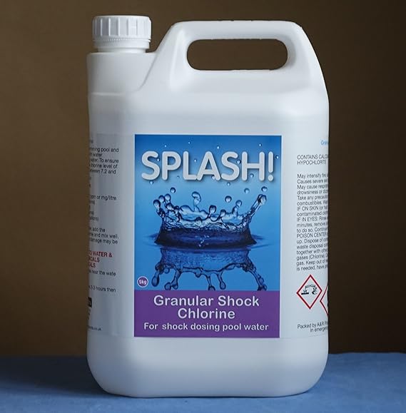 Chlorine Shock Granules 5kg Splash Premium Chemicals Amazon.co.uk