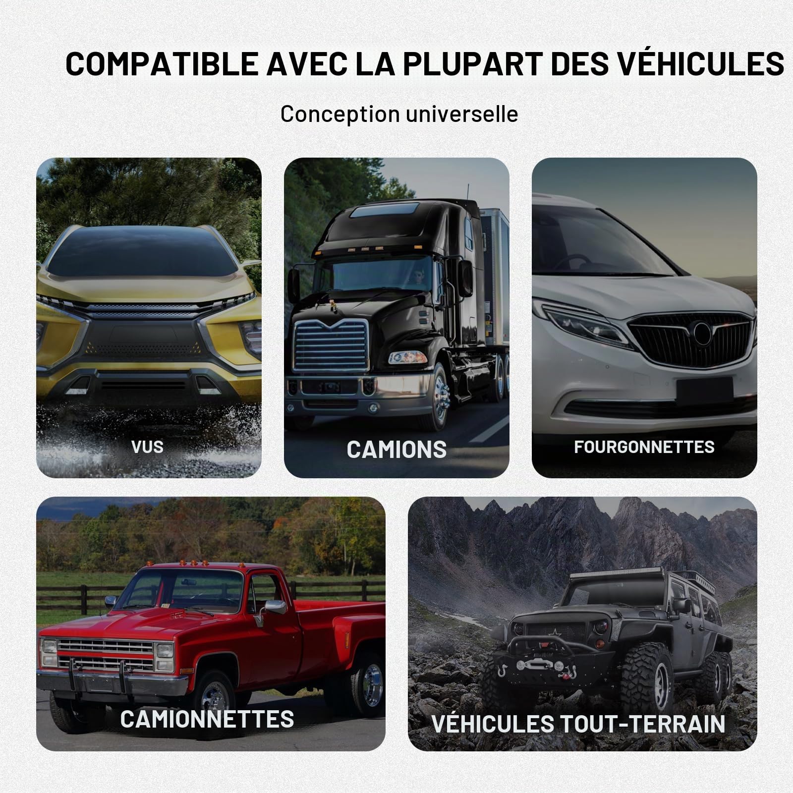 VEVOR Manille à anneau D 19 mm, lot de 2 manilles de remorquage acier allié, résistance à rupture 30 t avec goupille à vis 22 mm, isolateurs et rondelles, récupération pour VTT, camions, jeep, orange