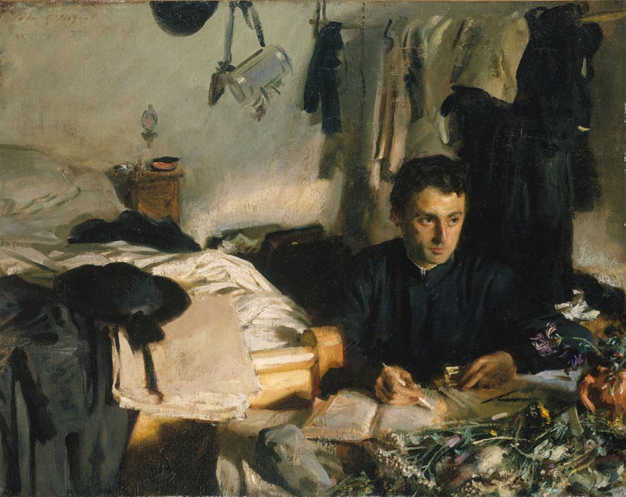 ARTXLXXBN Famous Painting Canvas Artwork Graffiti Print Famous Artist by John Singer Sargent Portrait Canvas Image for Home Decor 60x90cm