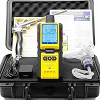 Forensics Detectors Professional Combustion Analyzer - NIST Calibrated CO O2 Flue Gas for HVAC Boilers Furnaces - Color Screen Graphing Data Logging