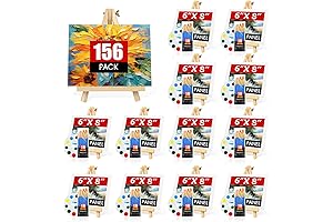 AROIC 156 PCS Ultimate Easel Painting Set