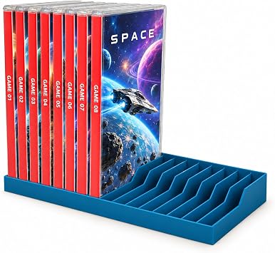 16-Game Case Holder & Organizer for Nintendo Switch, Blue