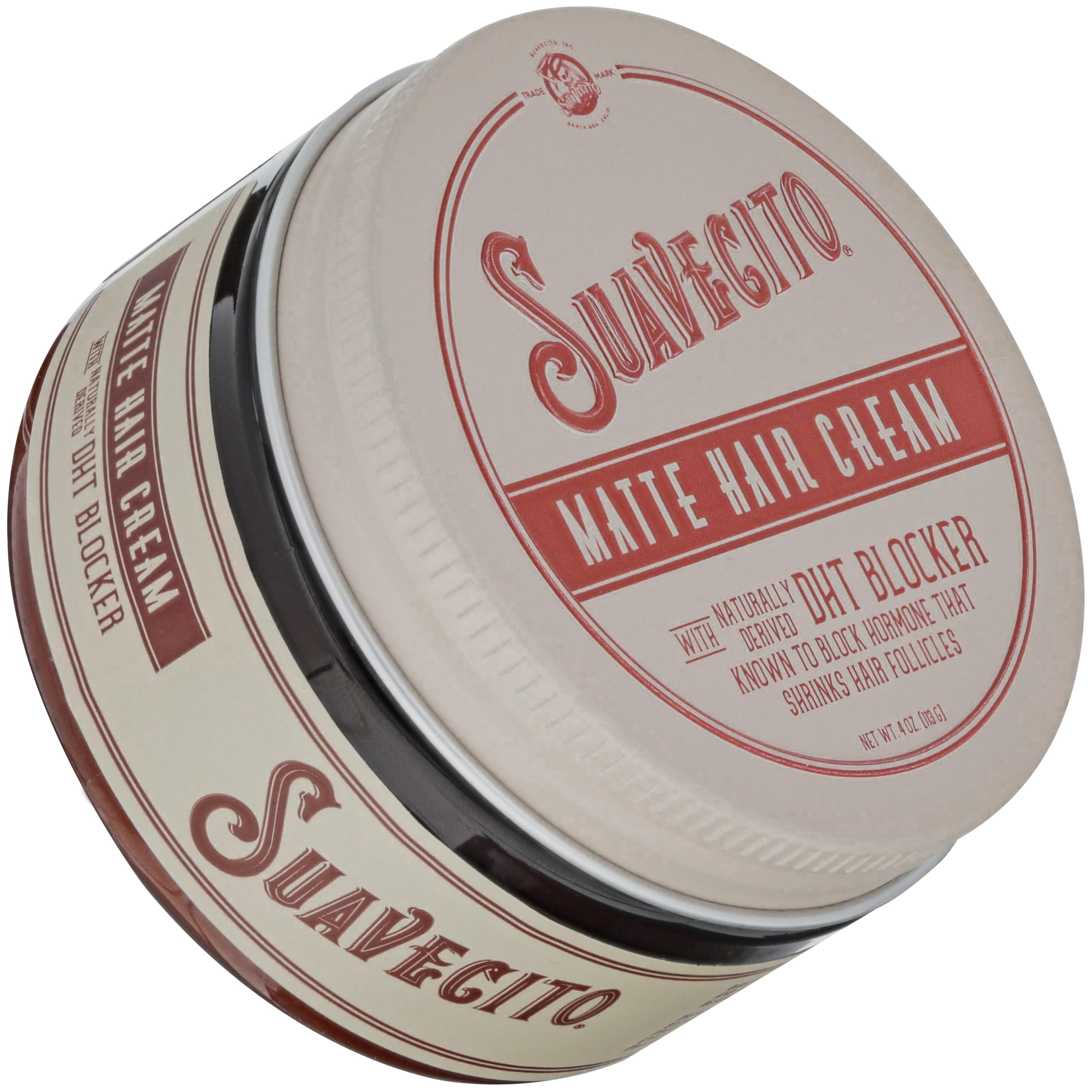 Pomade Matte Hair Cream With DHT Blocker For Hair Regrowth - Low Shine Light Hold For Styling Thinning Hair To Look Thick & Full With Volume