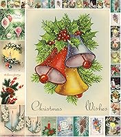 Vista 12 de Decoupage - Paquete de papel (35 hojas de 6 x 8 pulgadas), aldeas victorianas frías de invierno y cielos nocturnos increíbles, Navidad, FLONZ