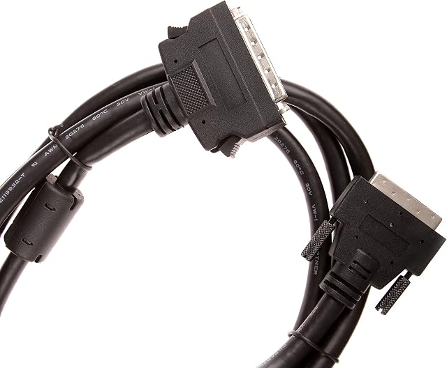 CDL Micro Half Pitch 50 Pin (SCSI 2) Male to VHDCI 68 (SCSI 5) Male Cable 2m - Black