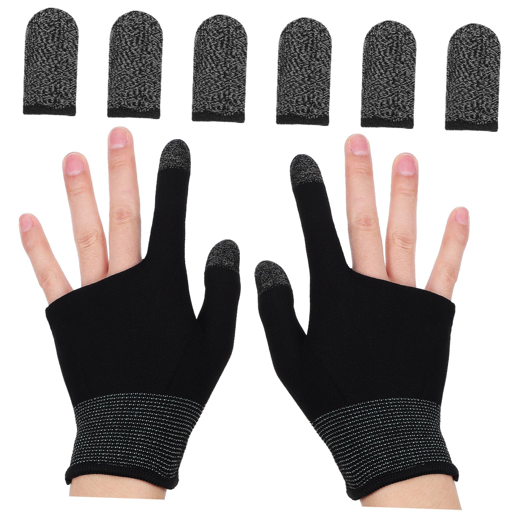 10 Paia Mobile Game Finger Sleeve, Finger Sleeve Per Giochi