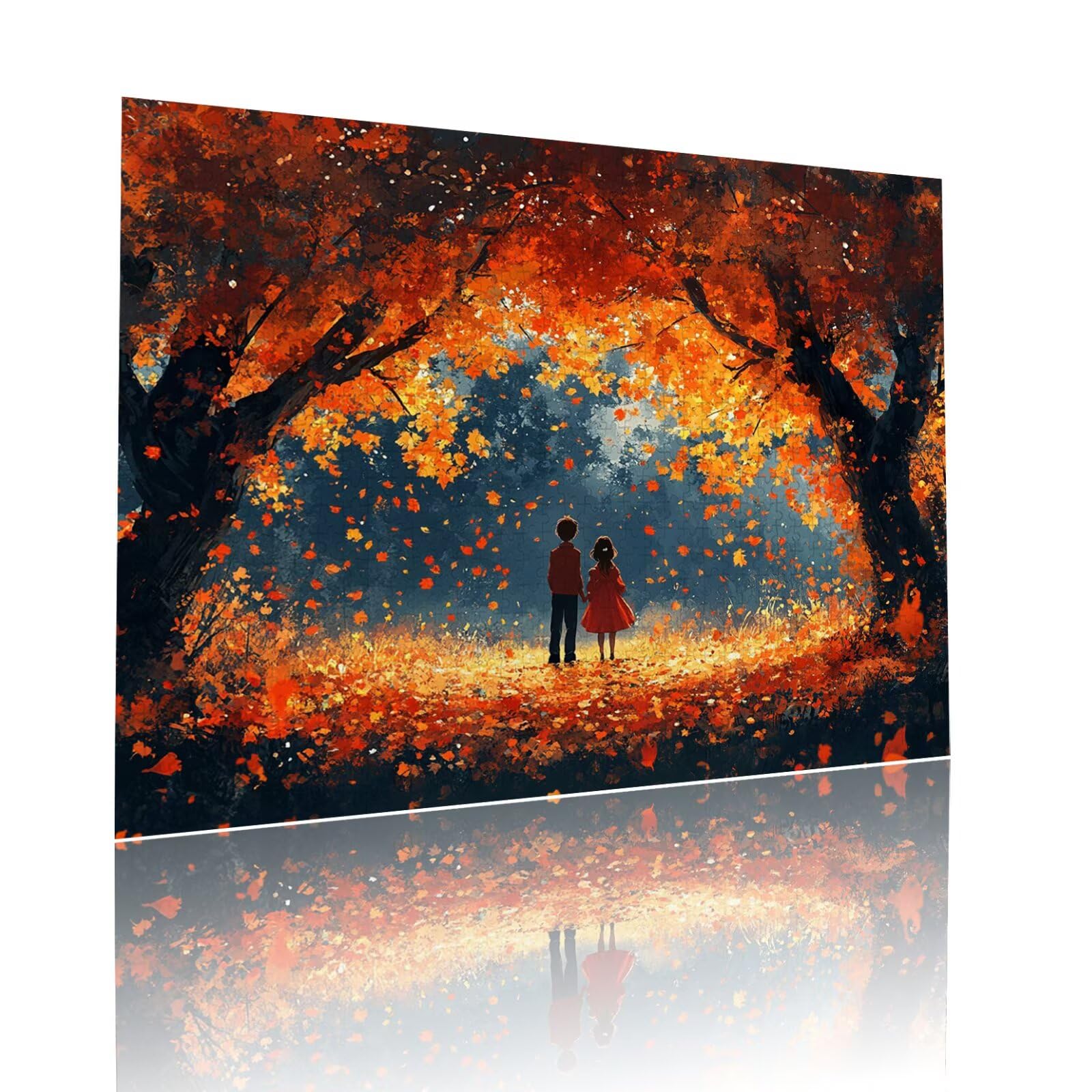 Puzzle Erwachsene 3000 Teile Baum Paar Educa Jigsaw für Kinder ab 8 Jahren Mädchen Jungen, Erwachsene Impossible Klassische Puzzles Schwer, Anspruchsvoll Spielspaß, Als Familienspiel 81x122cm t-908