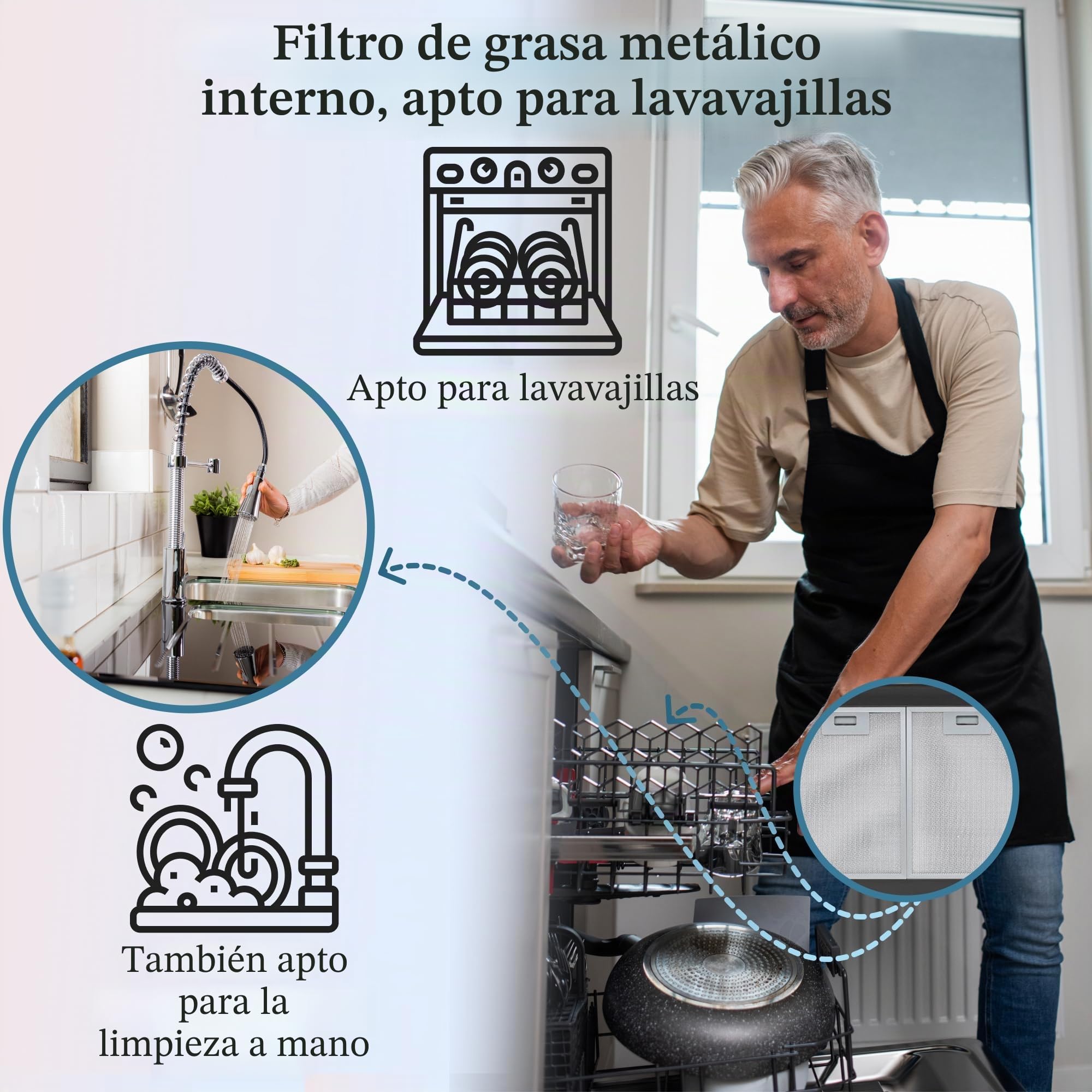 Kaiser 9423 Be Retro campana de cocina de pared 90 cm, fabricante de lujo Kaiser, 3 velocidades, 910 m3/h, iluminación LED, temporizador, German Brand Award 2018