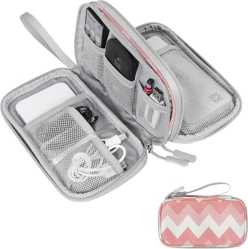 Skycase Organizador de cables de viaje, fundas de accesorios electrónicos, bolsa de almacenamiento todo en uno, impermeable, bolsa de transporte