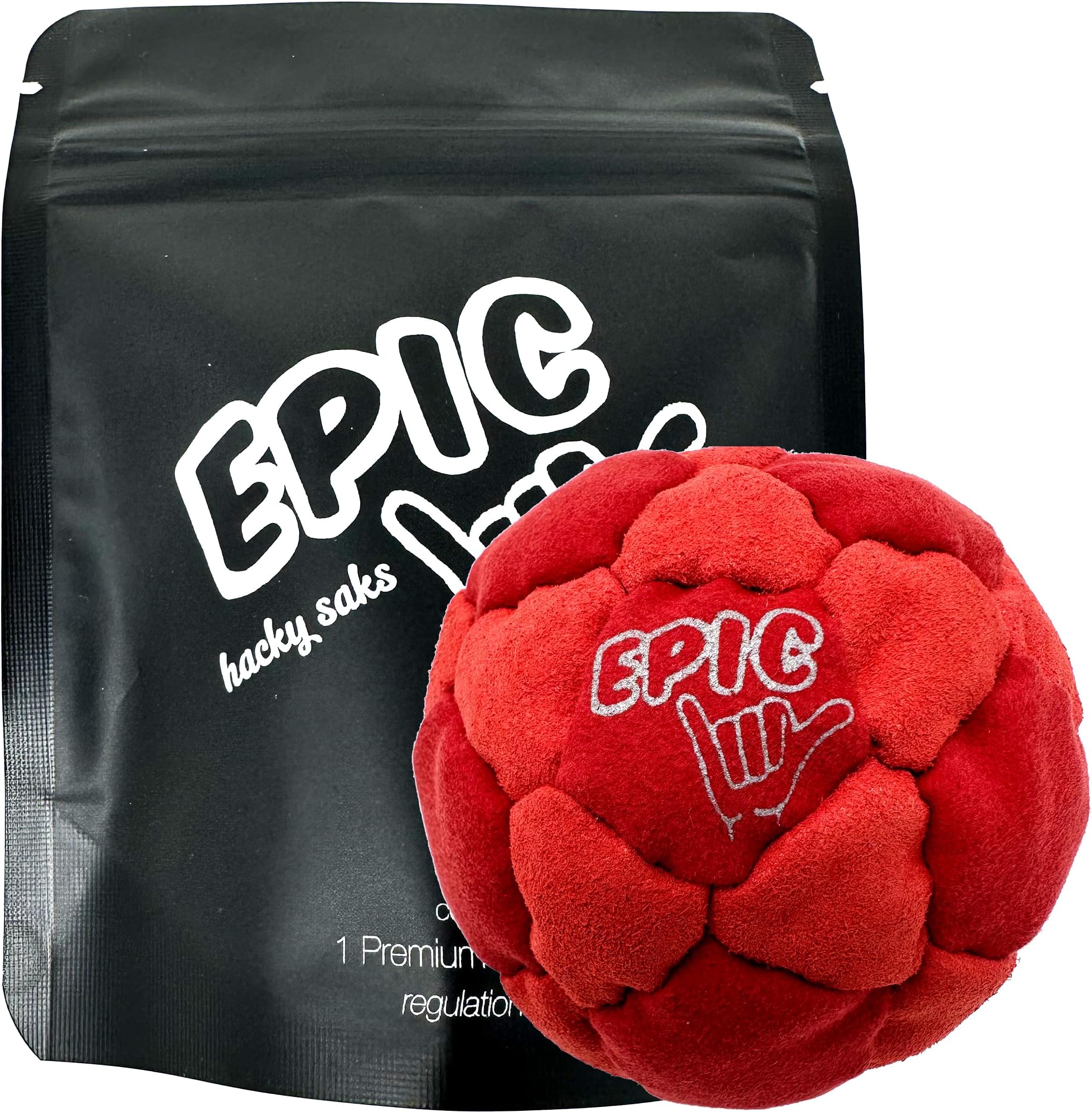 Epic Hacky Saks Classic Footbag Hacky Sack Balls for Adults and Kids