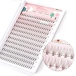 FinyDreamy 10D Lash Clusters 240pcs Individual Lash Extensions Natural Cluster Lashes 10-14mm Mix Lengths C Curl 0.07mm Thickness eyelash Individual Cluster Lashes Apply Under your Lashes(10D10-14mm)