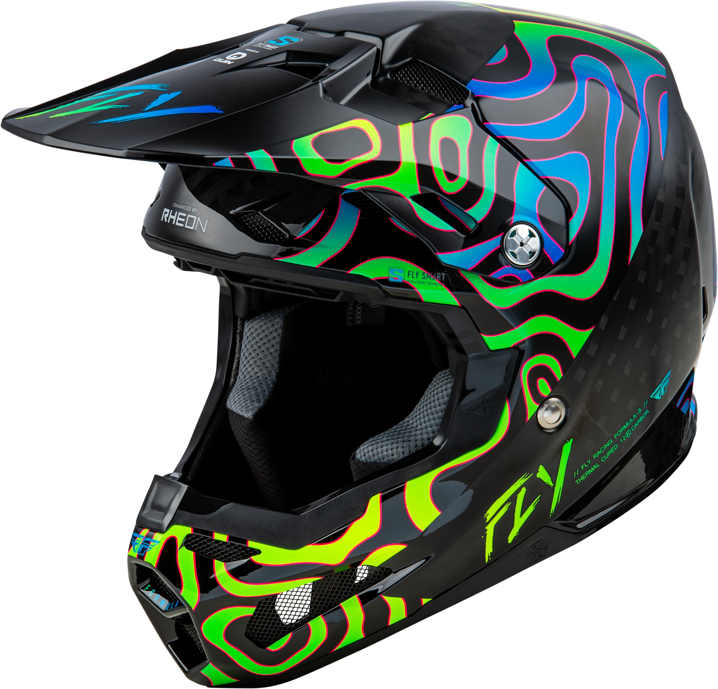 Amazon.com: Fly Racing Adult Formula S Carbon Zen Helmet, DOT