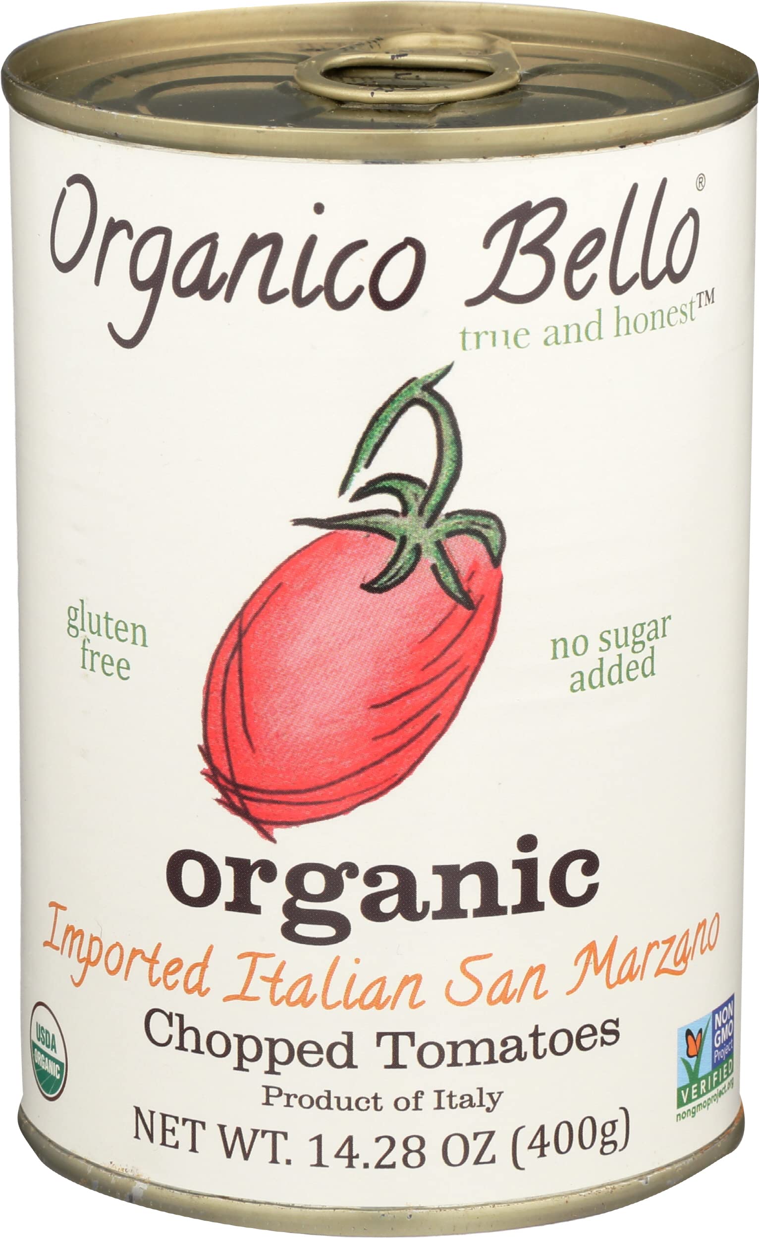 Organico BelloOrganic Diced Tomatoes, 14.28 OZ
