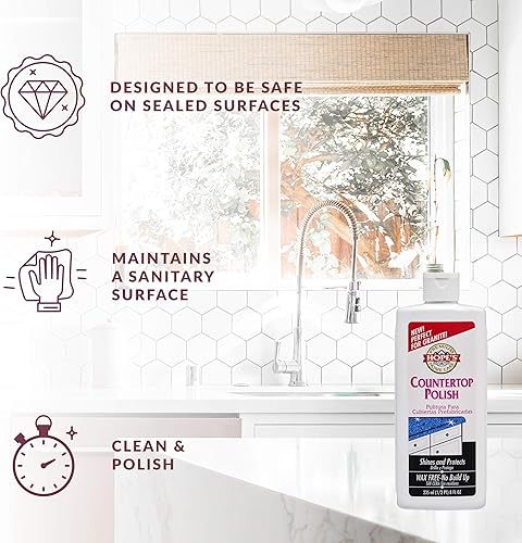 Miniatura 7 de Hopes Premium home Care, Libre de cera, Pulidor para mostrador, 8 onzas 1 pieza