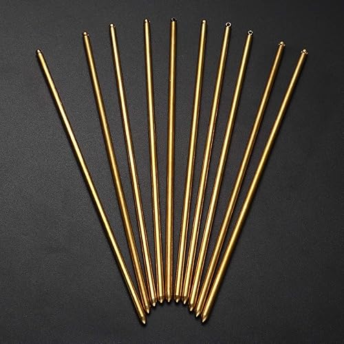 Miniatura 5 de Beaupretty 10 unidades de palillos de pelo vintage de metal cobre horquillas chal con agujero para las mujeres